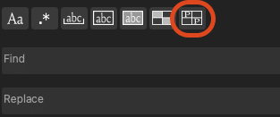 Preview Replace button